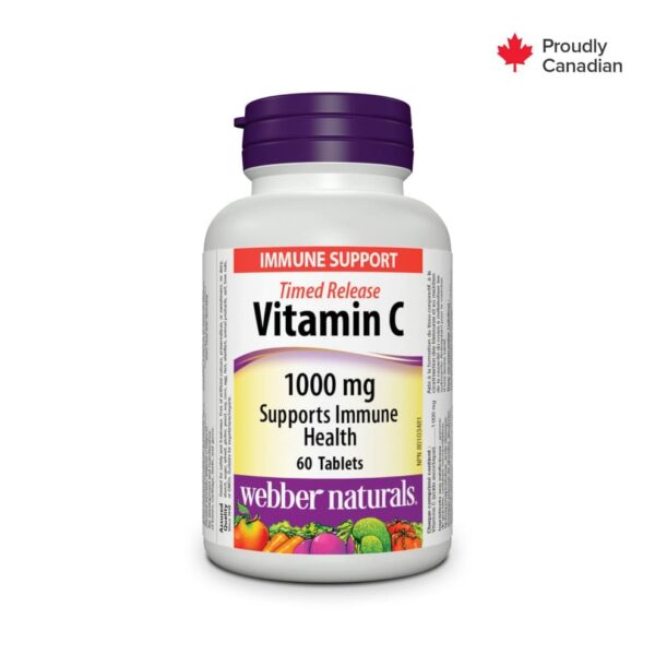 Webber Naturals Vitamin C 1000Mg Tr Tabs 60S
