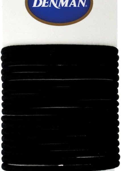 Denman Elastic Bands No-Slip Brights - 10Pc -71206D