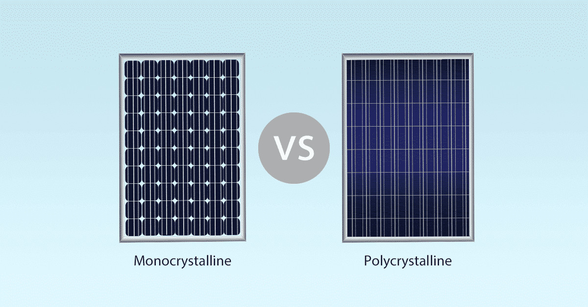 Monocrystalline solar panels