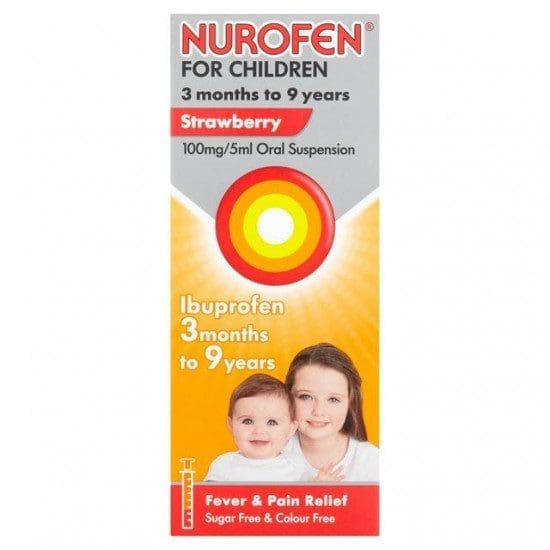 Nurofen Suspension Strawberry 100Ml