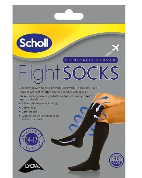 Scholl Flight Socks Size 6.5-9