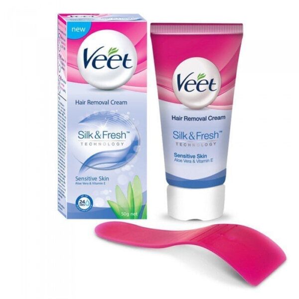 veet-silk-fresh-hair-removal-cream-sensitive-skin-50g.jpg Veet Hair Removal Cream Sensitive 50G