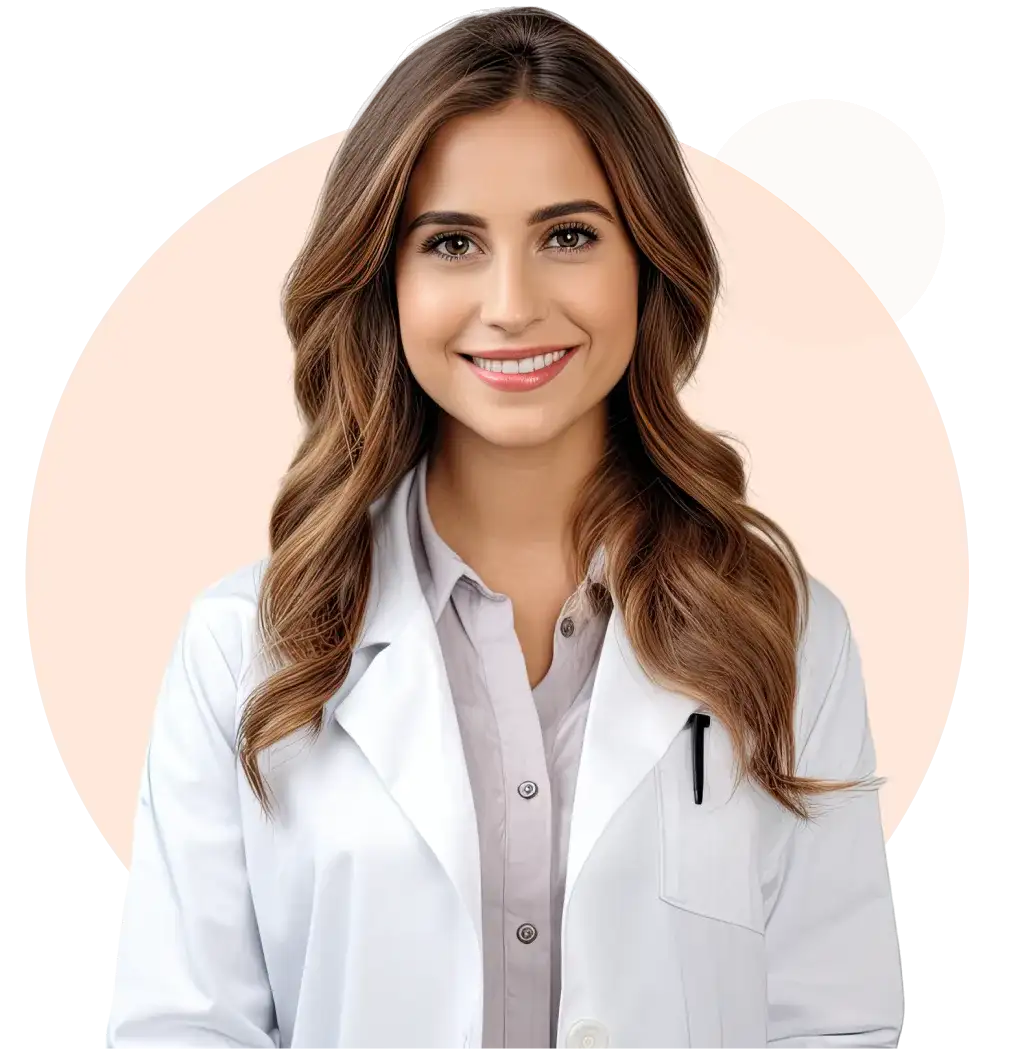 Doctor in white coat
